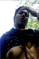 Rustic Girl Desi Presses Her Breasts And Sucks Her Lovers Breasts